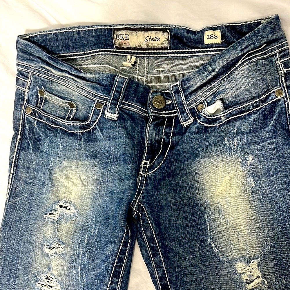 BKE DENIM “Stella” straight womens jeans